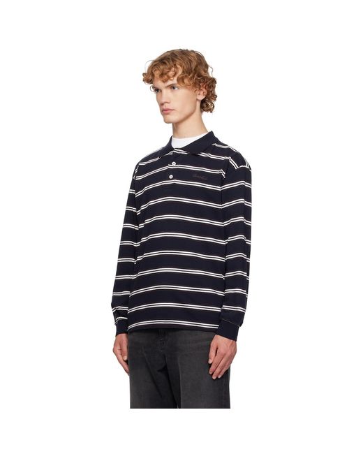 DUNST Blue Collared Polo for men