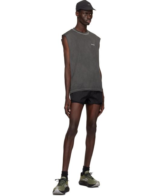 メンズ Satisfy ブラック Rippy 3 トレイル ショートパンツ Black