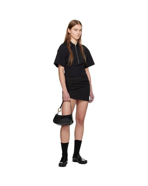 Wynn Hamlyn Black Sophia Miniskirt