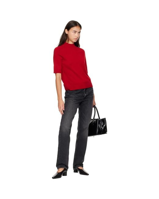 Agolde Blue 90's Mid Rise Straight Jeans