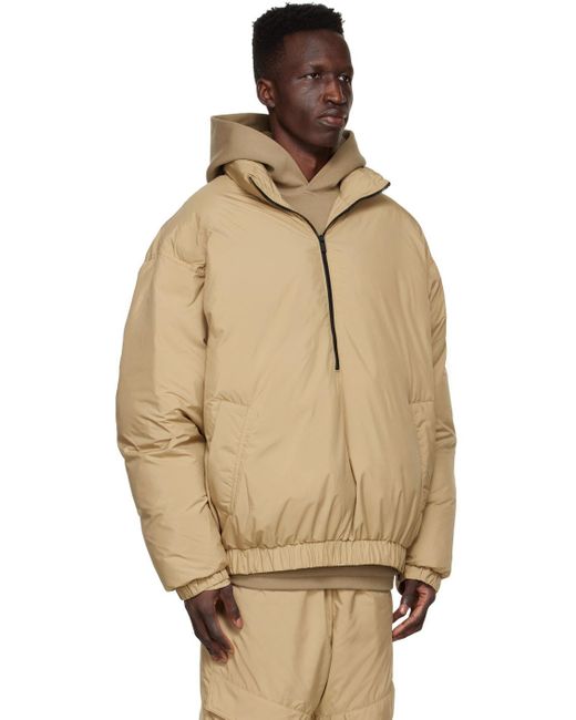 Fear Of God Natural Tan Polyester Jacket for men