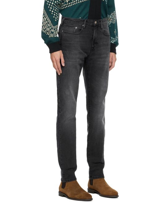 PS by Paul Smith Black Gray Faded Jeans for men