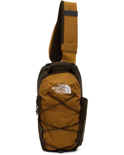 The North Face Black Brown Borealis Sling Backpack