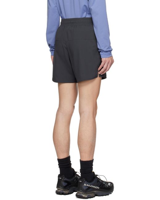 Alo Yoga Black Grey On-set Shorts for men