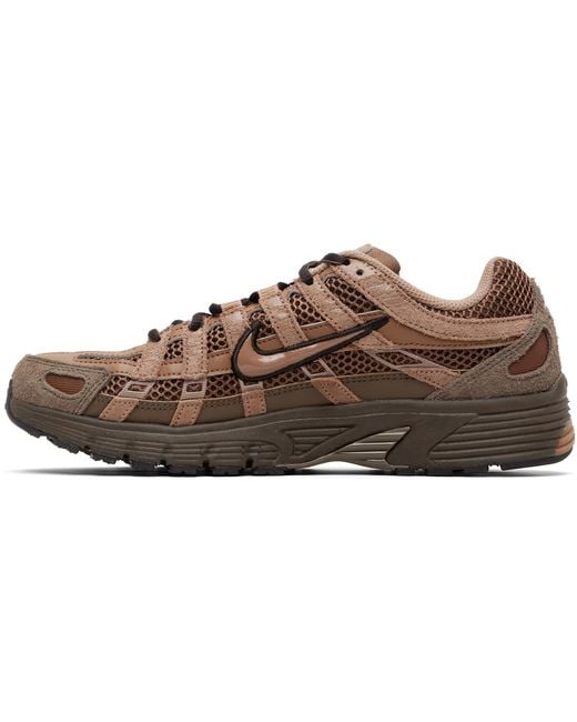 Nike Black P-6000 Suede Sneakers for men