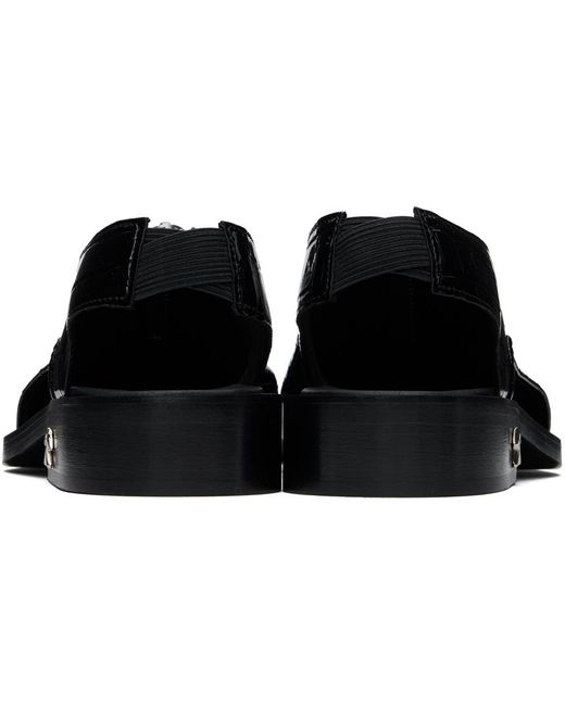 Sandales hawi noires à découpes et bride arrière GmbH pour homme en coloris Black