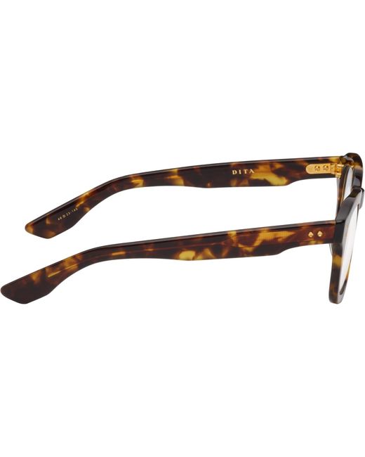 Dita Eyewear Brown Waylun Glasses for men