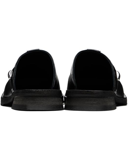 Our Legacy Black Blunt Mules