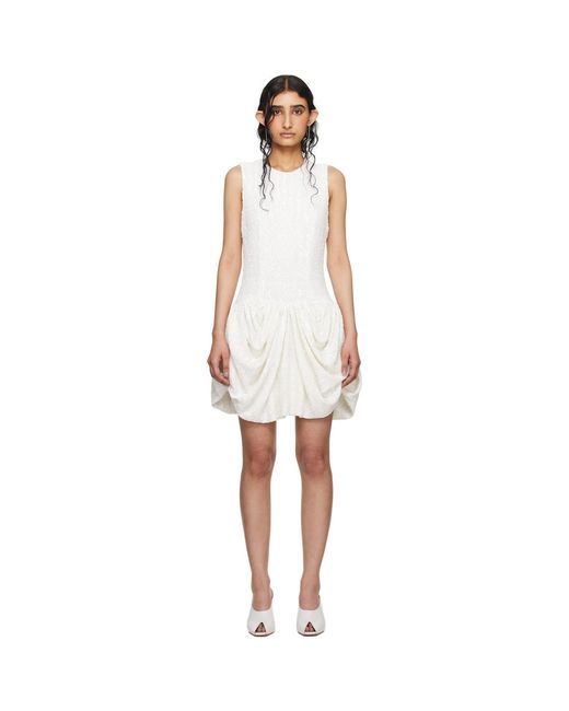 Wed Black Ssense Exclusive Bubble Hem Minidress