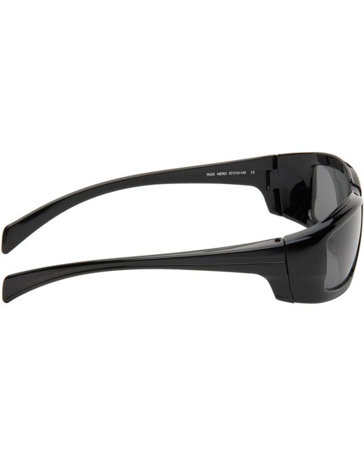 Rick Owens Black Temple Rick Sunglasses