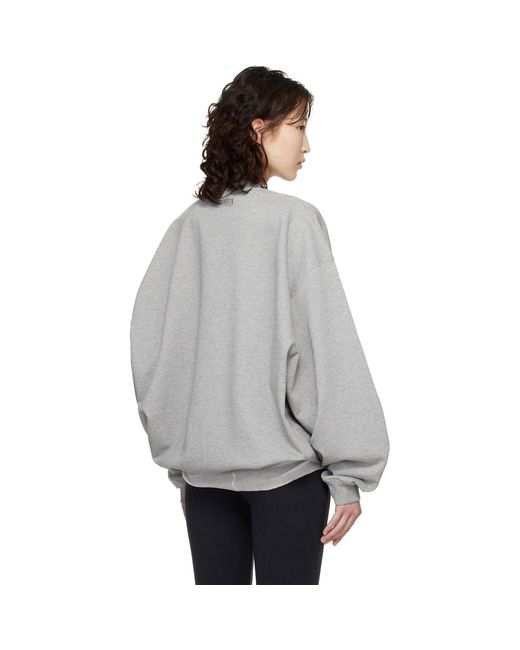 Pull Molletonné 'Nerd' Gris Vetements en coloris Gray