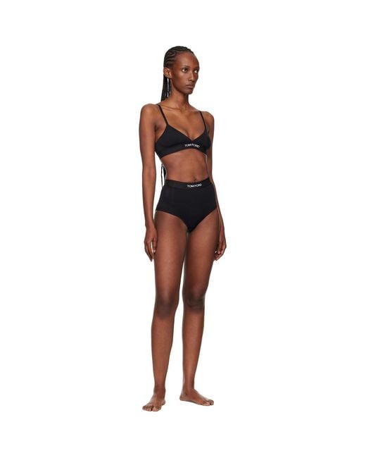 Tom Ford Black Modal Signature Bra