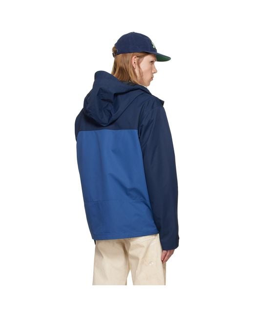 Polo Ralph Lauren Blue Dobby Lined Windbreaker Jacket for men