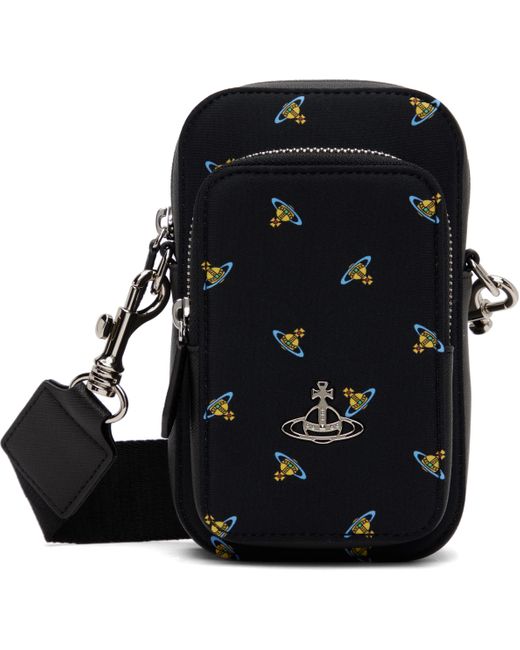 Vivienne Westwood Phone Crossbody Pouch in Black for Men Lyst UK