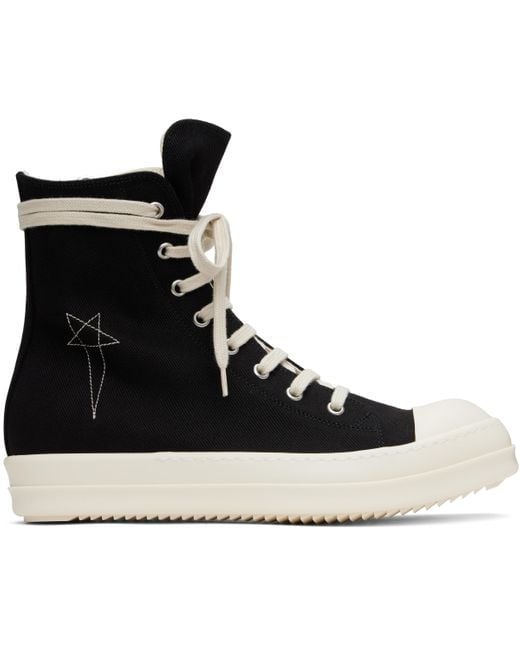 メンズ Rick Owens ブラック Sneaks スニーカー Black