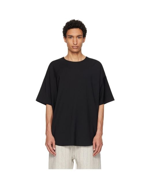 Fear Of God Black Relaxed S/S T-Shirt for men