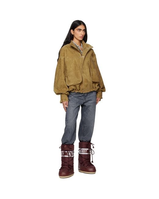 Moon Boot Red Icon Nylon Boots