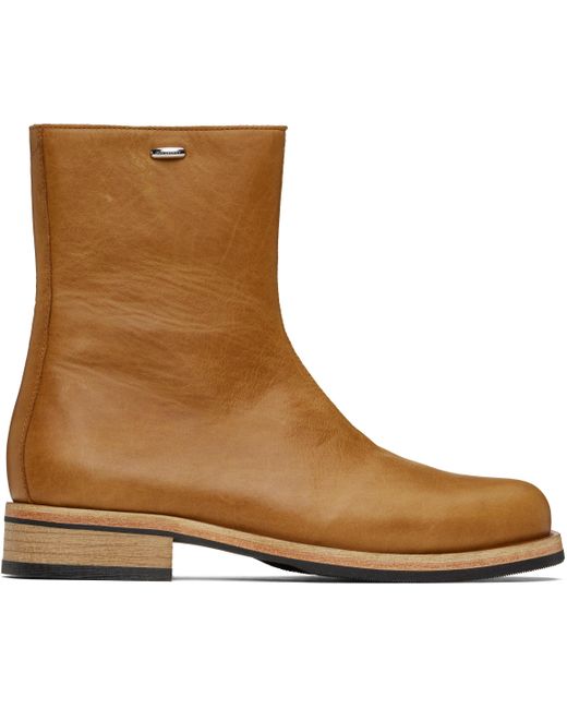 Our Legacy Brown Tan Camion Boots for men