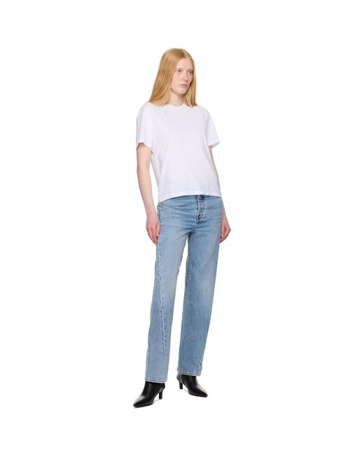 Totême  Blue Twisted Seam Jeans