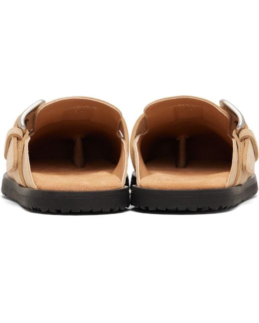 Maison Margiela Brown Tabi Daily Mule Loafers
