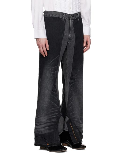 Junya Watanabe Black Levi's Edition Garment Treated W Name Jeans for men