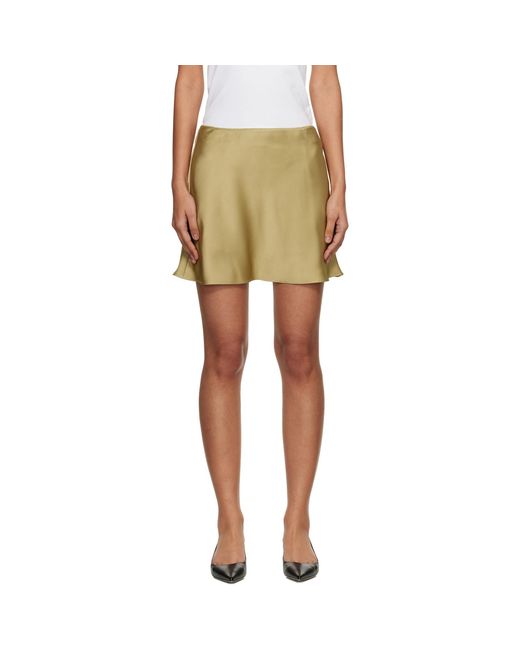 DUNST Multicolor Satin Mini Skort