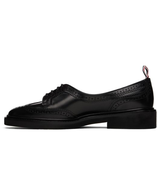 Thom Browne ブラック Low Throat Wingtip ダービー Black