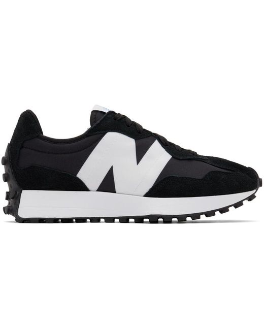 New Balance Suede 327 Sneakers in Black for Men | Lyst UK