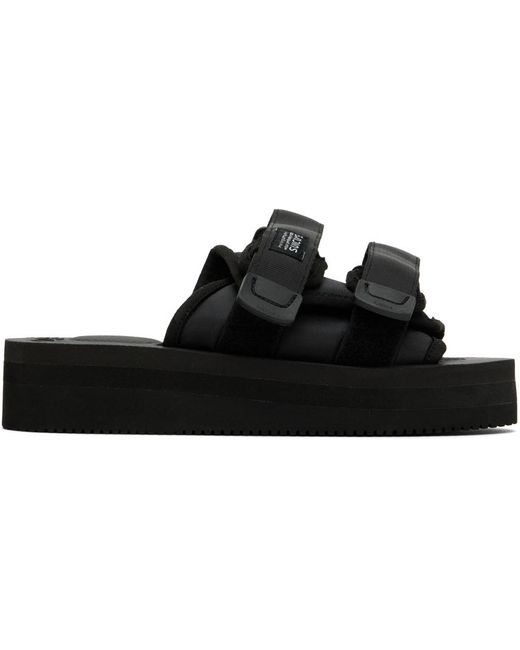 Suicoke Black Moto-vpo Sandals for men