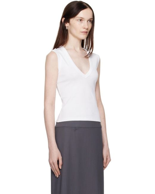 Flore Flore ホワイト Dewi タンクトップ White