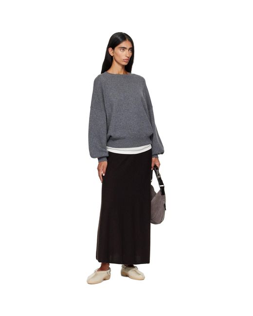 Lisa Yang Gray Veira Sweater