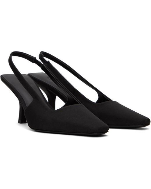 St. Agni Black Paris Heels