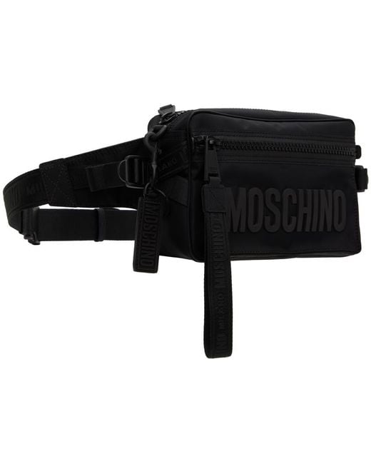 Moschino Black Logo Bag for men