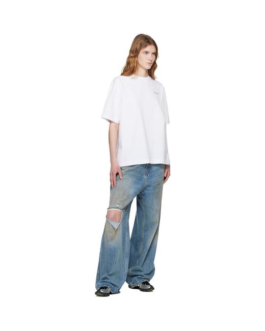 Off-White c/o Virgil Abloh White Half Arrow Skate T-Shirt