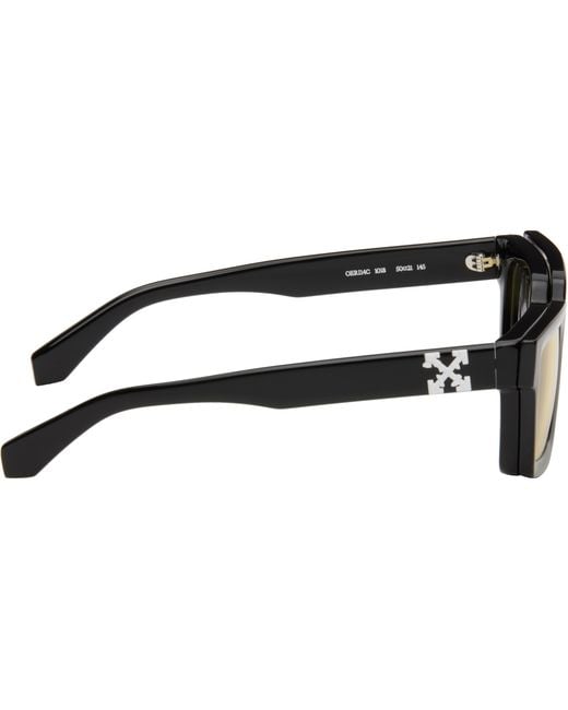 Off-White c/o Virgil Abloh Black Clip-On Sunglasses for men