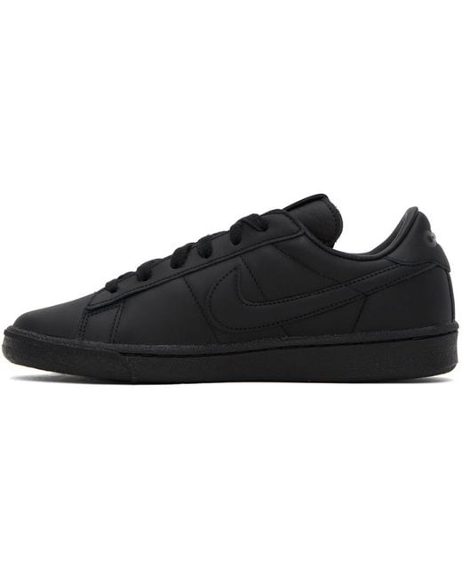 COMME DES GARÇON BLACK Black Comme Des Garçons Nike Edition Tennis Classic Sneakers