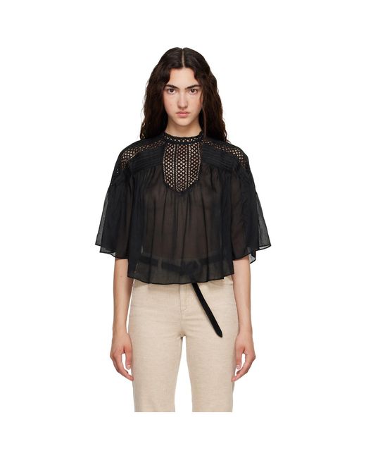 Isabel Marant Black Parina Blouse