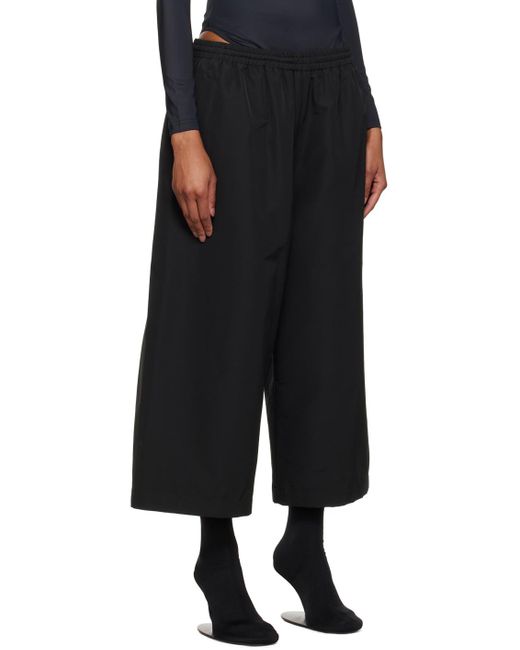 Balenciaga Black Elasticized Shorts