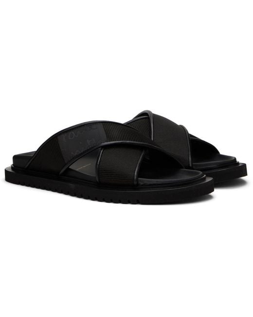 Paul Smith Black Vamori Sandals for men