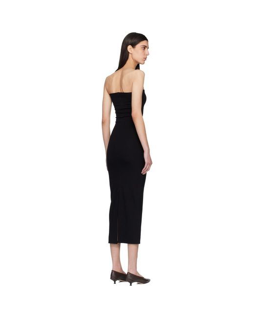 Leset Black Rio Bandeau Midi Dress