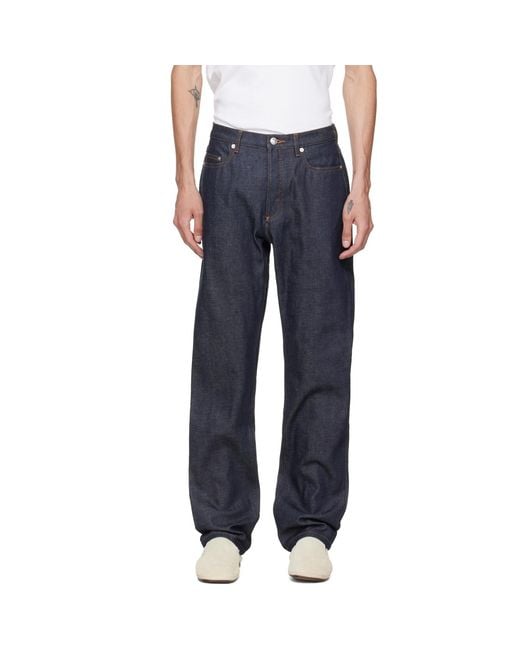 A.P.C. Blue New Standard Jeans for men