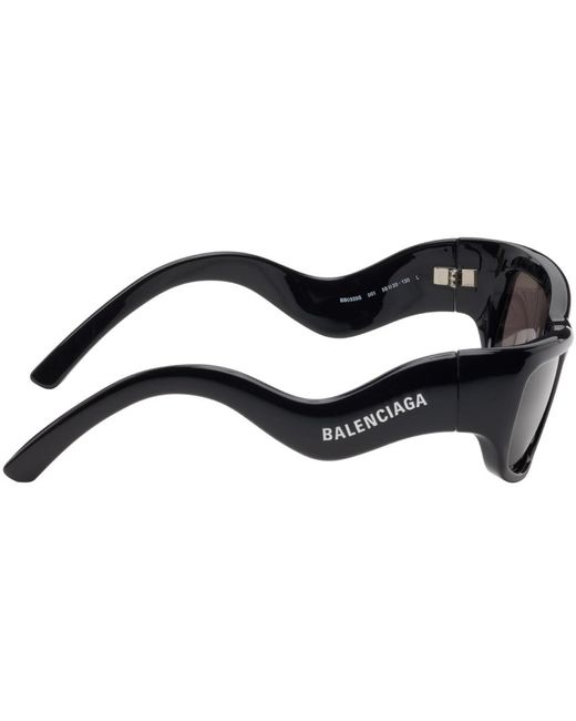 Balenciaga Black Hamptons Rectangle Sunglasses for men