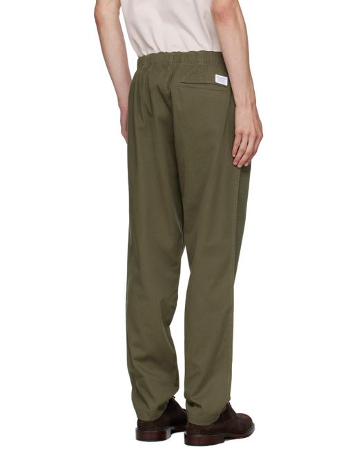 Norse Projects Green Ezra Trousers for men