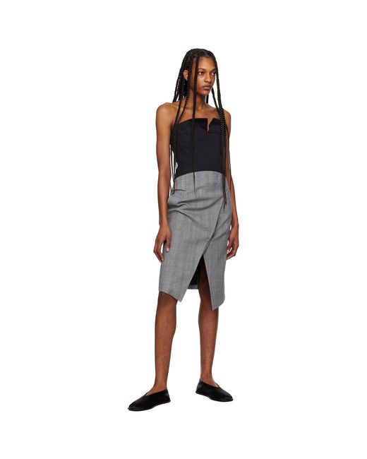RECTO. Black Cropped Camisole