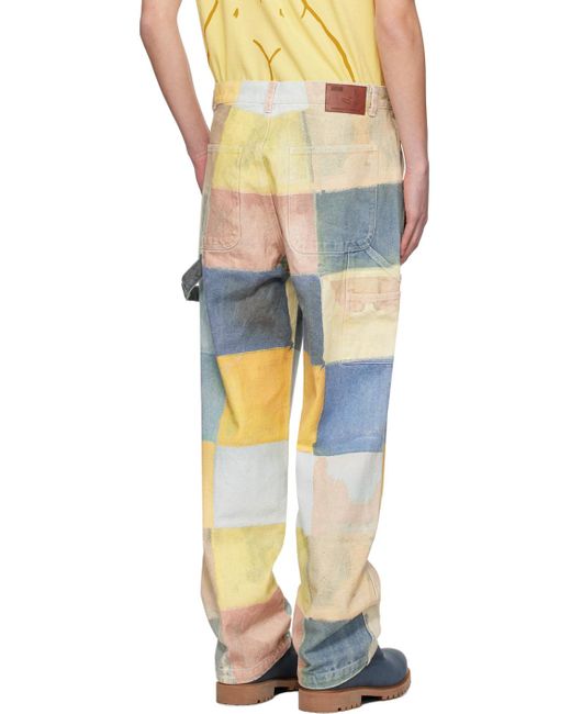 Kidsuper Multicolor Check Cargo Pants for men
