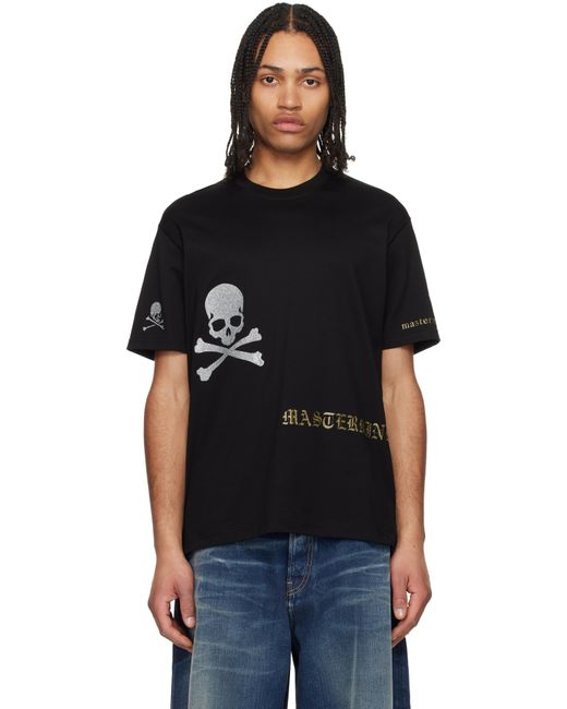 メンズ Mastermind Japan ブラック マルチロゴ Tシャツ Black