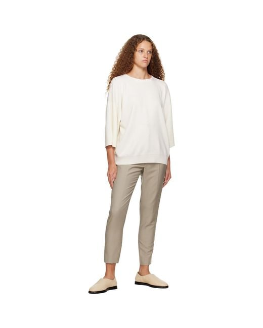 Fear Of God Natural Beige Straight-leg Trousers