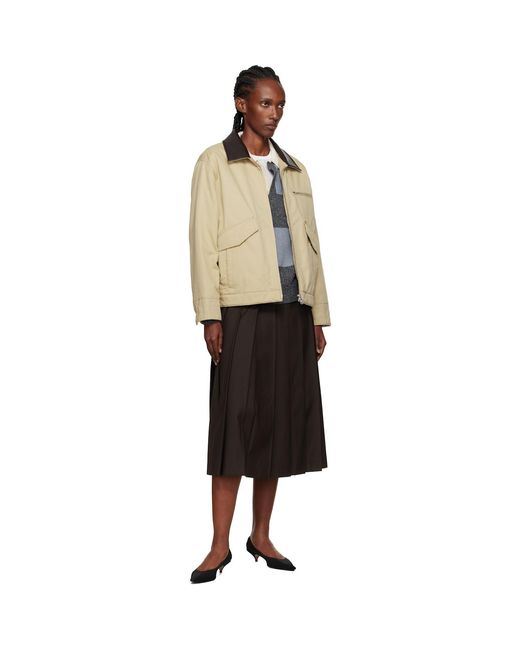 DUNST Natural Vintage Padded Work Jacket