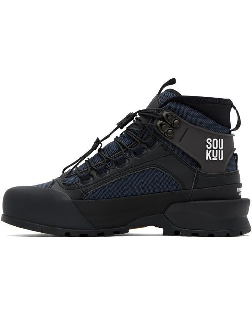 Undercover Navy & Black The North Face Edition Soukuu Glenclyffe Boots