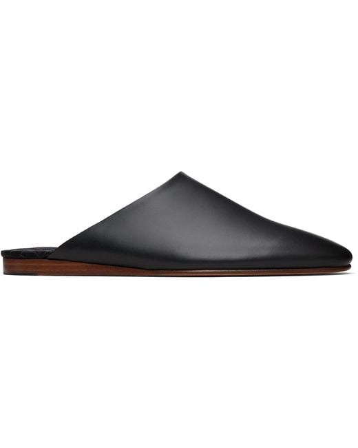 KENZO Black Paris -Luke' Mule Slip-On Loafers for men